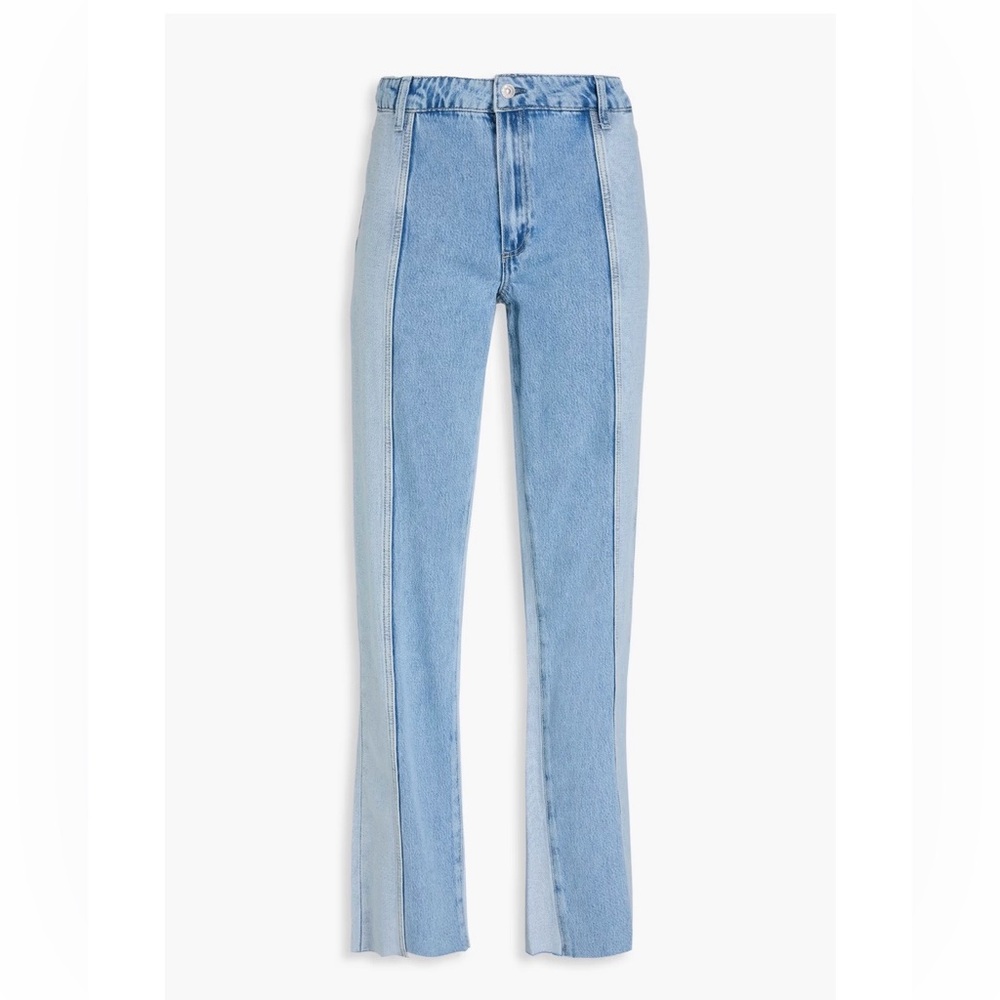 PAIGE Noelle two tone high rise jeans size 29